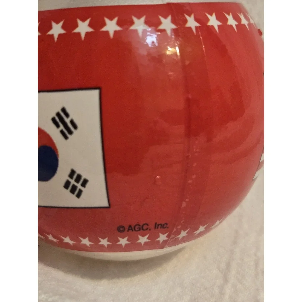 Vintage 1998 Korea‎ Namdaemun Christmas Ornament AGC USA South Korea Flag
